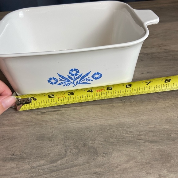 Vtg Corning Ware Blue Cornflower 1.5 Quart Casserole Baking Dish P-4-B No Lid - Picture 9 of 11